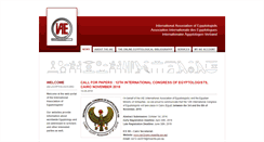 Desktop Screenshot of iae-egyptology.org